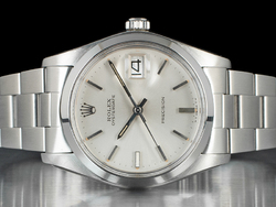 Rolex Oysterdate Precision 34 Argento Oyster 6694 Silver Lining